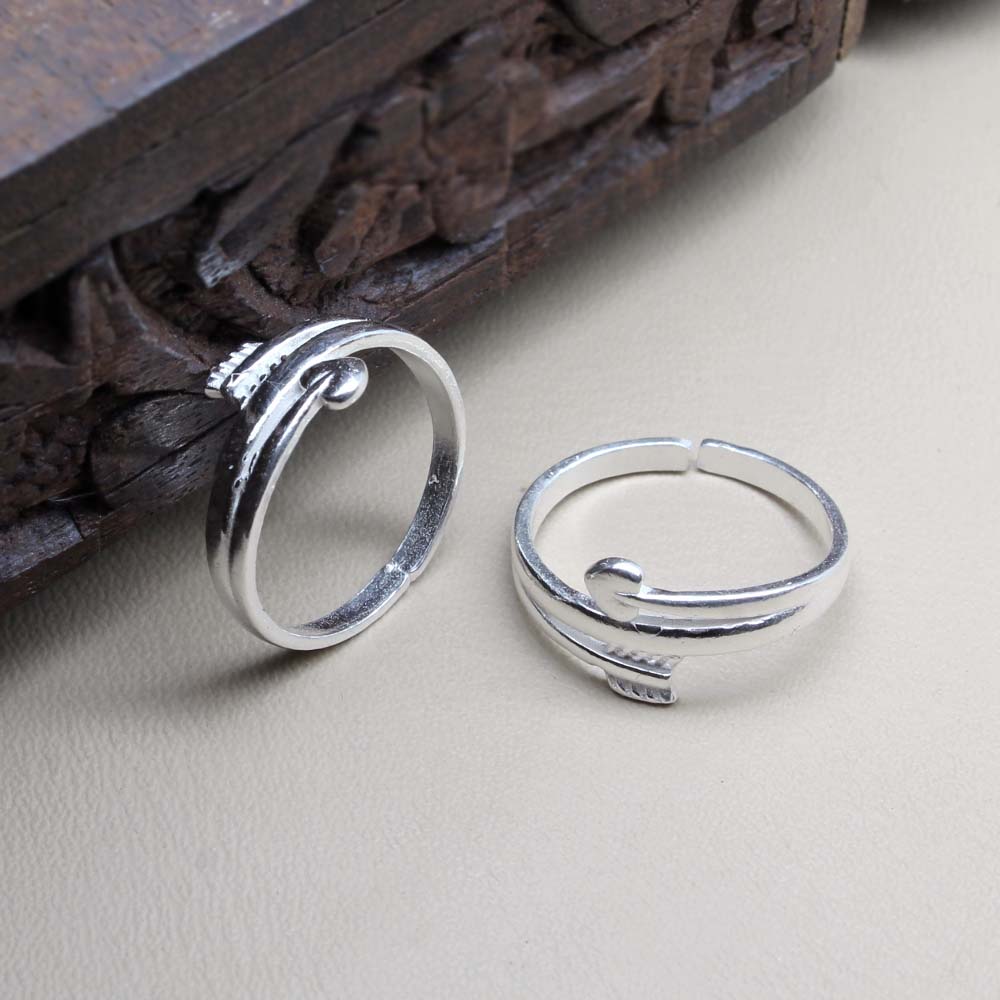 Solid silver ring of store ethnic type