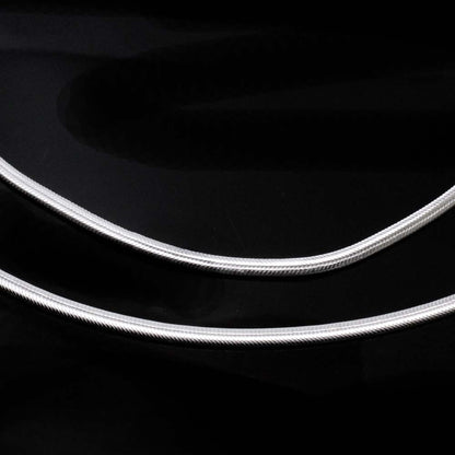 Real Silver Anklets Bracelet Pair 10.5"
