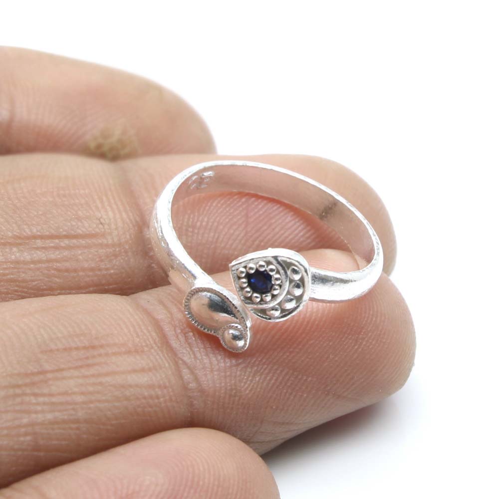 4mm Sterling Silver Toe Ring - The Black Bow Jewelry Company