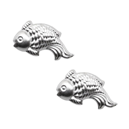 Pure Silver Fish for Lal kitab red book and astrological remedies - chandi ki machli