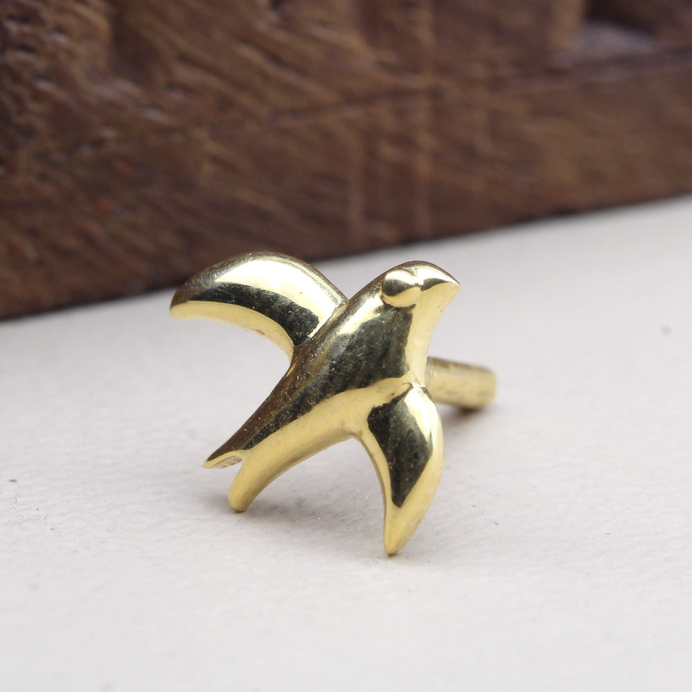 Sterling Silver Hoopoe Bird Earrings