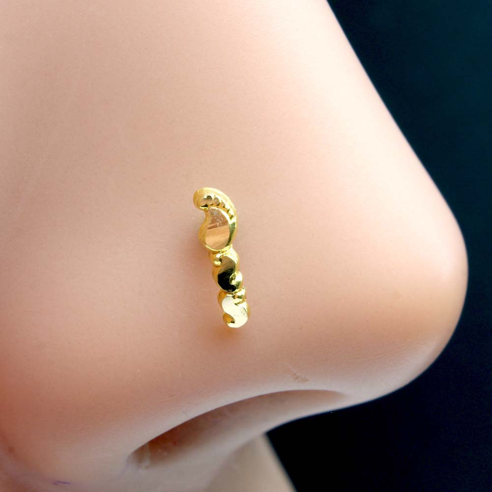 Ring type nose deals pin gold