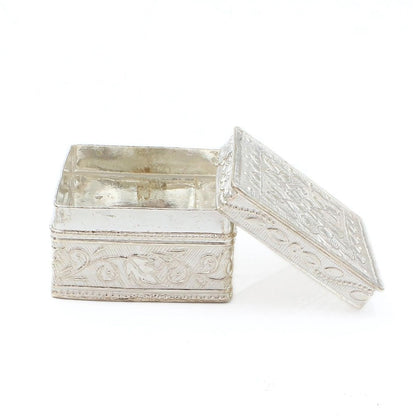 Real Silver Square Dibbi for Honey & Lal Kitab Remedies