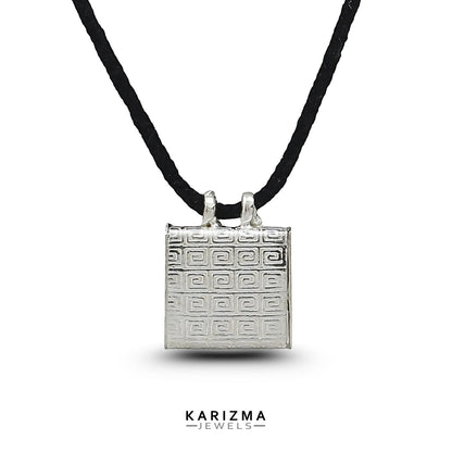 Real Sterling Silver Tabiz Pendant locket Container Open able lal kitab remedy