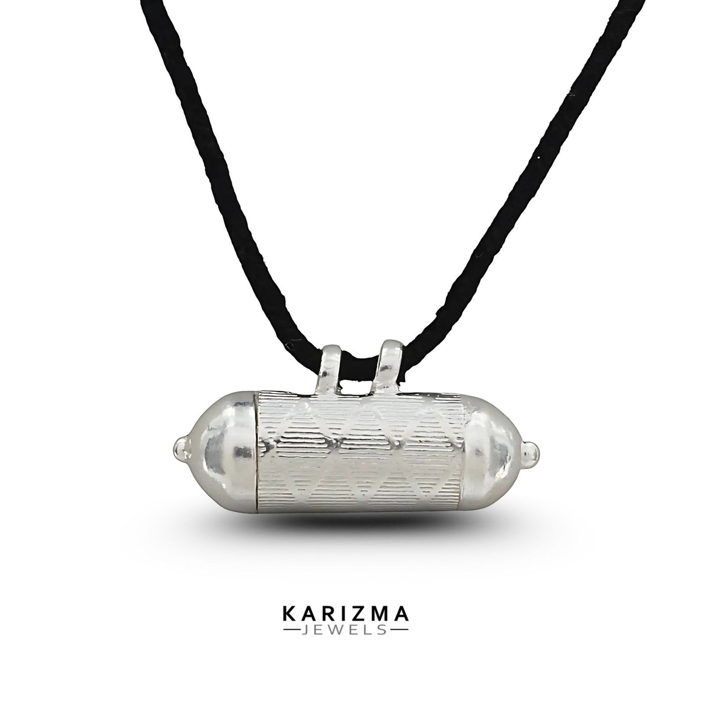 Real Sterling Silver Tabiz Pendant locket Container Open able lal kitab remedy