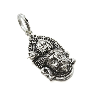 925 Real Sterling Silver Khatu Shyam Pendant