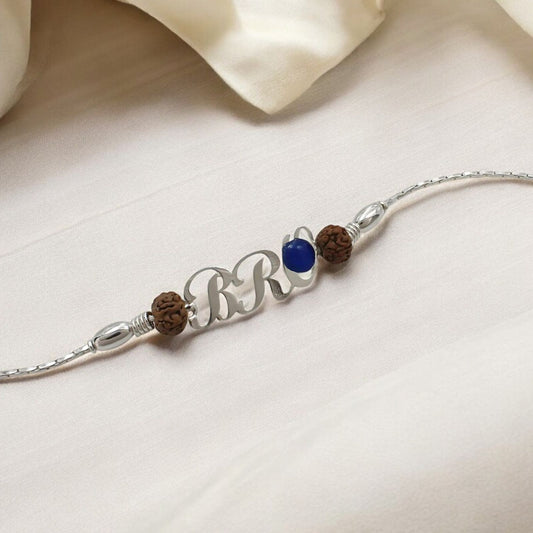 925 Real Silver Bracelet Bro Rakhi 8"