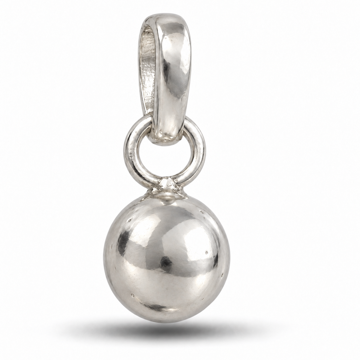 Pure Silver 10 Gram Ball Pendant for Lal Kitab remedy चांदी की गोली लॉकेट