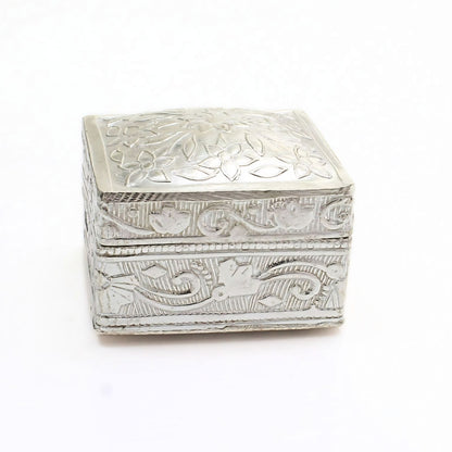 Real Silver Round Dibbi for Honey, Sindoor & Red Book Remedies