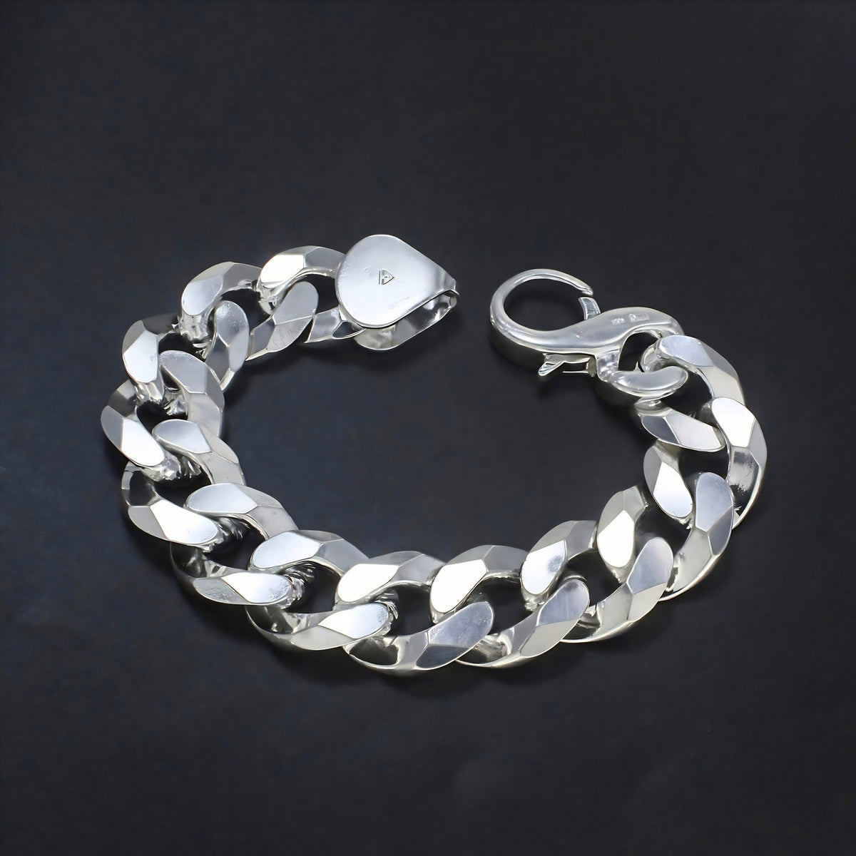 Men's Bold Cuban Chain Bracelet – Premium  925  Sterling Silver