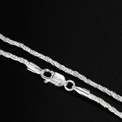 20 Inch Sterling Silver Margarita Chain – Modern & Elegant Women’s Jewelry
