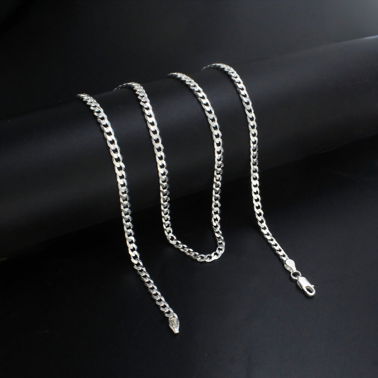 Premium 925 Sterling Silver Cuban Link Chain – 24 Inch Bold Chain