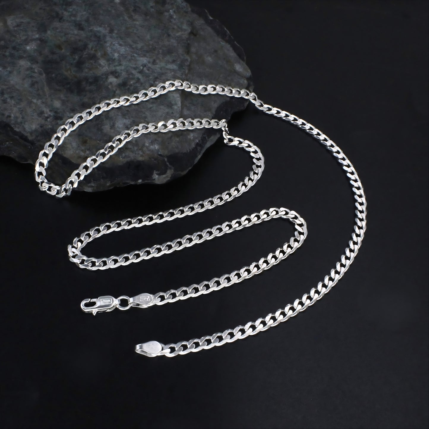 Premium 925 Sterling Silver Cuban Link Chain – 24 Inch Bold Chain