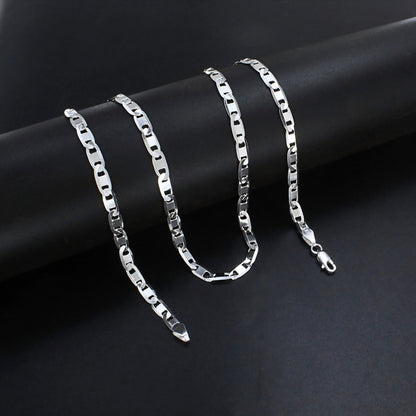 24 Inch 925 Sterling Silver Mariner Classic Chain