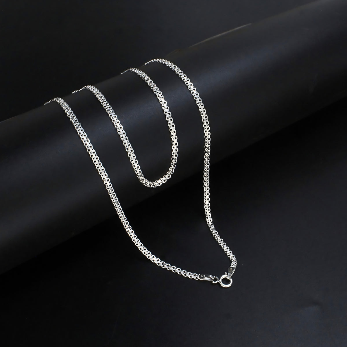 20 Inch Real 925 Silver Bismark Link Chain – Premium Jewelry