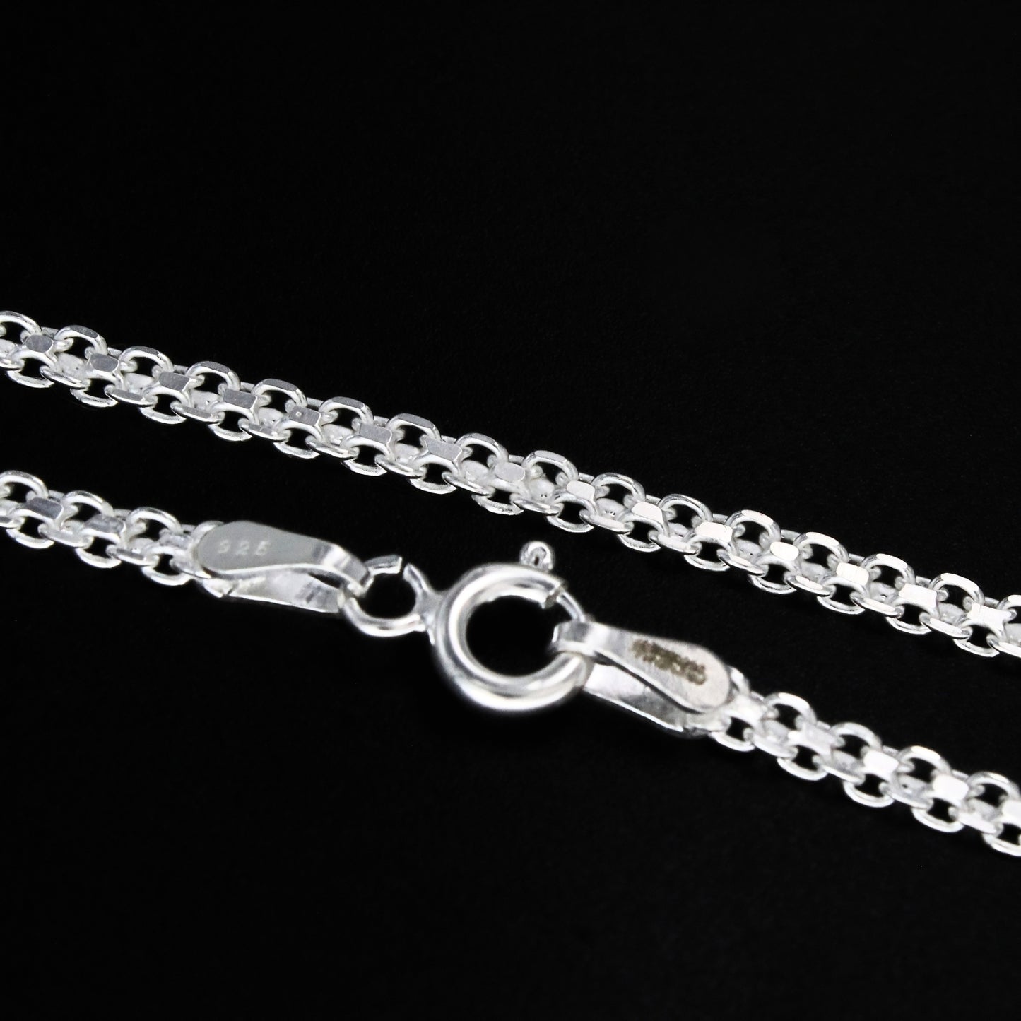 20 Inch Real 925 Silver Bismark Link Chain – Premium Jewelry