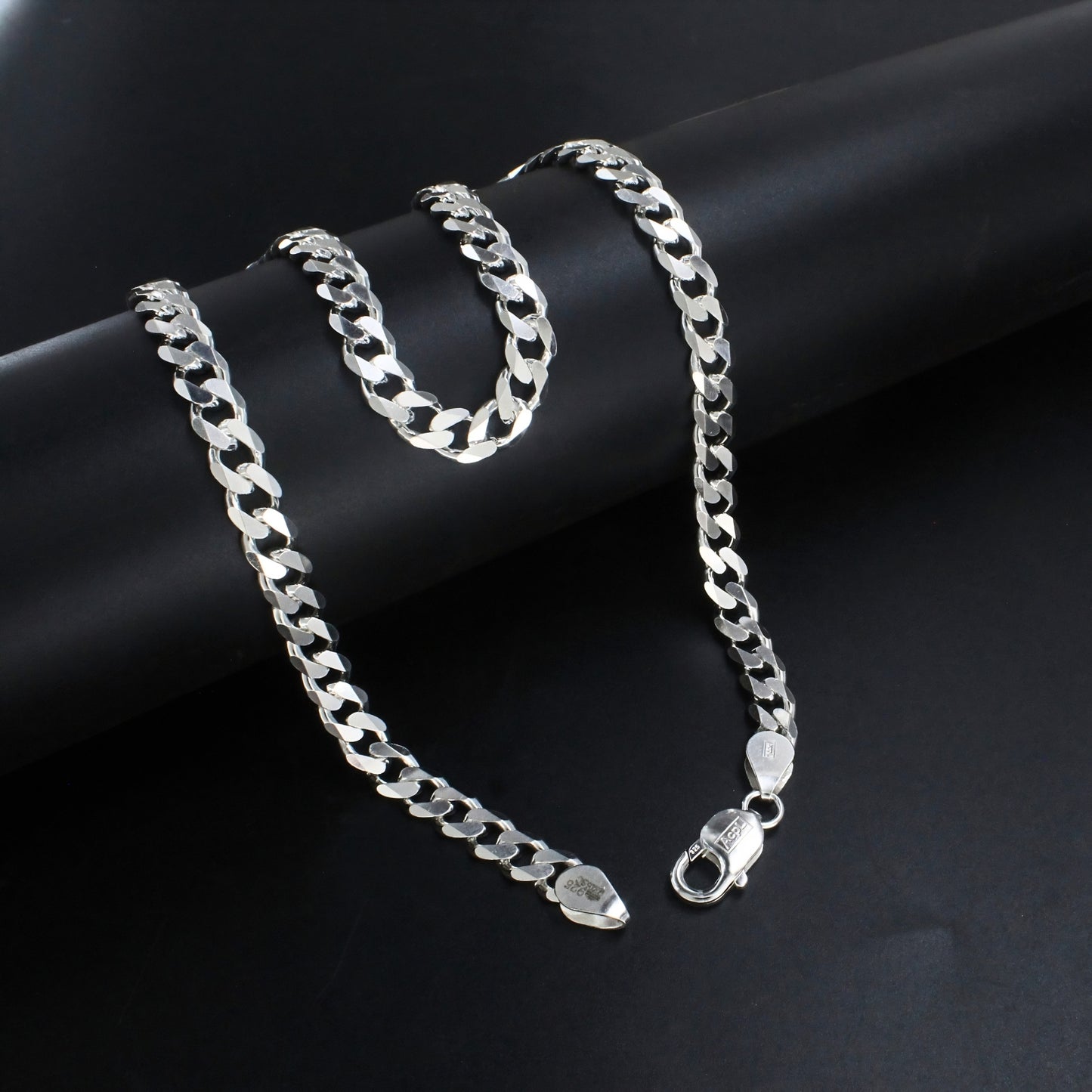 Elegant 925 Silver Curb Link Chain – 20 Inch