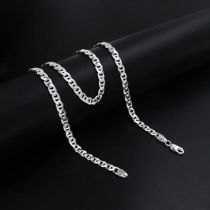 Real 925 Sterling Silver Signature Anchor Link Necklace 20"