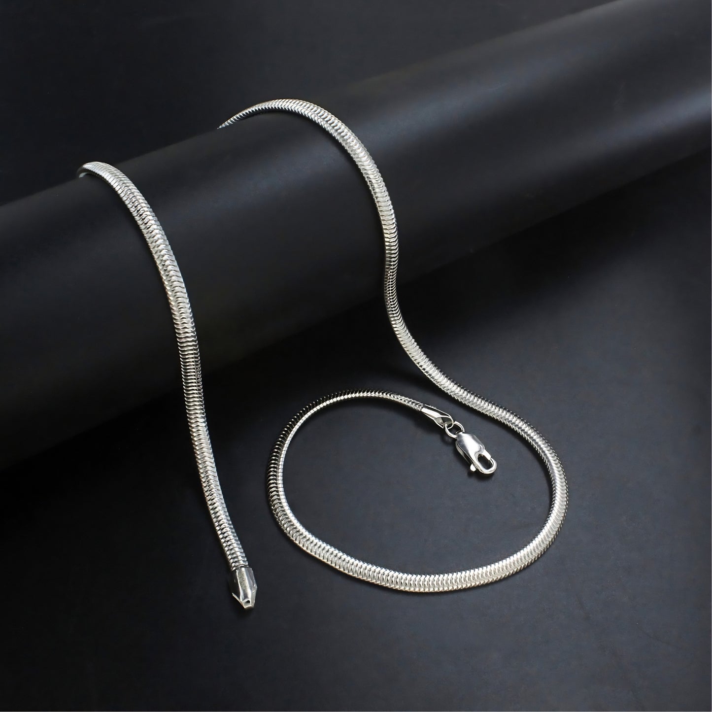 Signature Smooth 925 Sterling Silver Statement Snake Chain – 20 Inch
