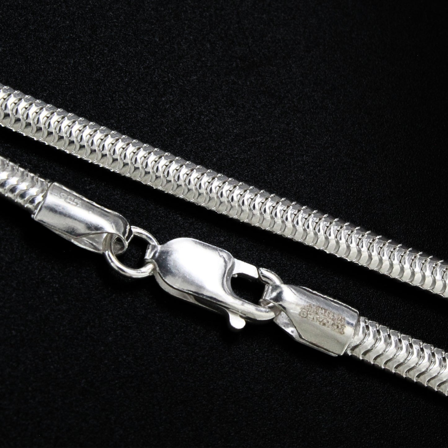 Signature Smooth 925 Sterling Silver Statement Snake Chain – 20 Inch
