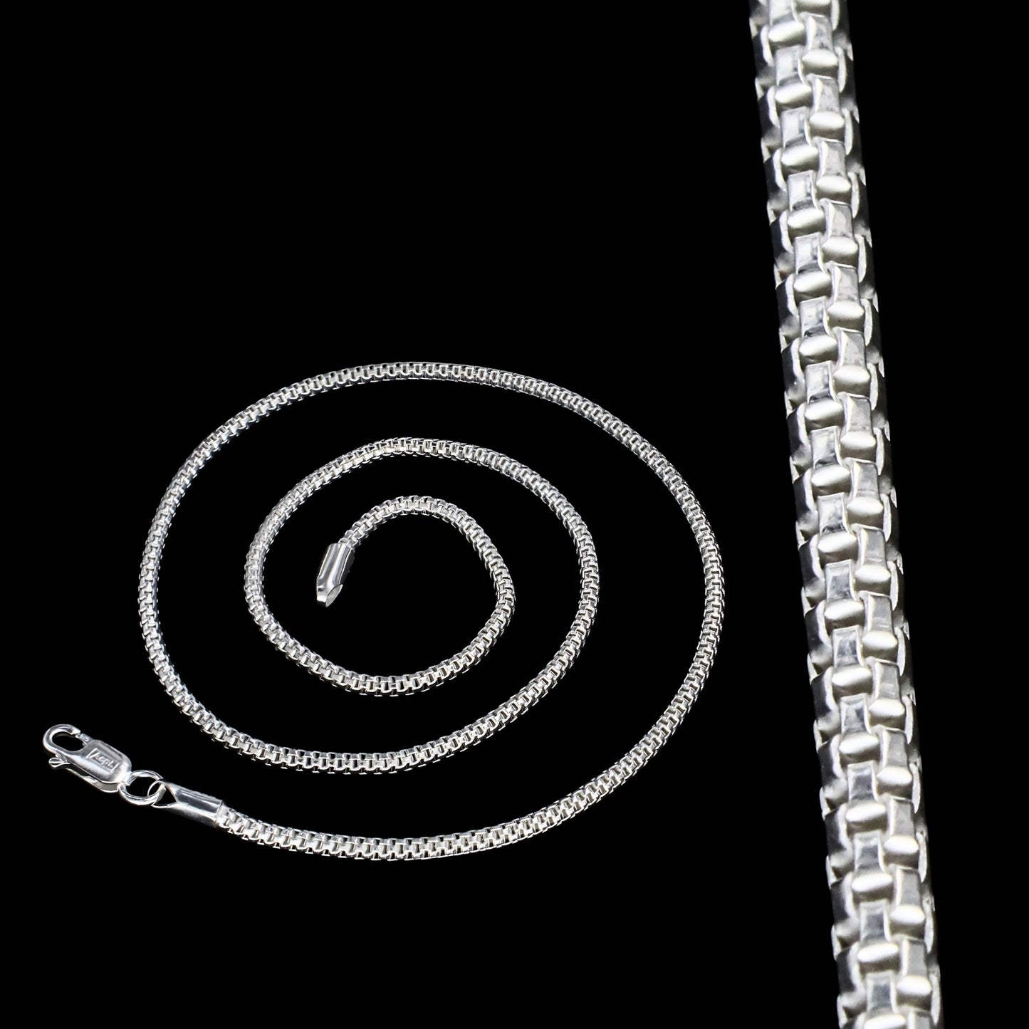 Luxury 925 Sterling Silver Everyday Neck Chain - 18 inch