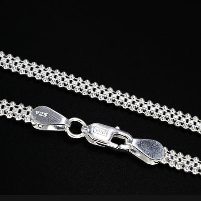 Authentic 925 Sterling Silver 20 Inch Chain