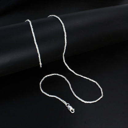 20 Inch Sterling Silver Margarita Chain – Modern & Elegant Women’s Jewelry
