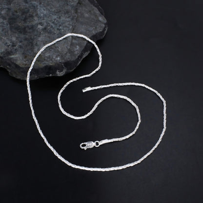 20 Inch Sterling Silver Margarita Chain – Modern & Elegant Women’s Jewelry
