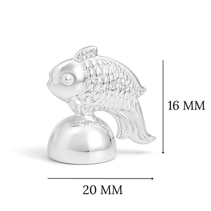 925 Real Silver Fish for Lal kitab red book and astrological remedies