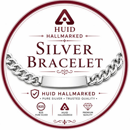 Bold Bismarck Link Chain Bracelet for Men – 925 Silver