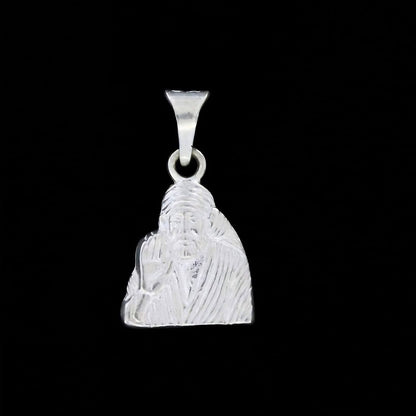 Real Sterling Silver Sai Baba Symbol Pendant – Religious Blessing Jewelry