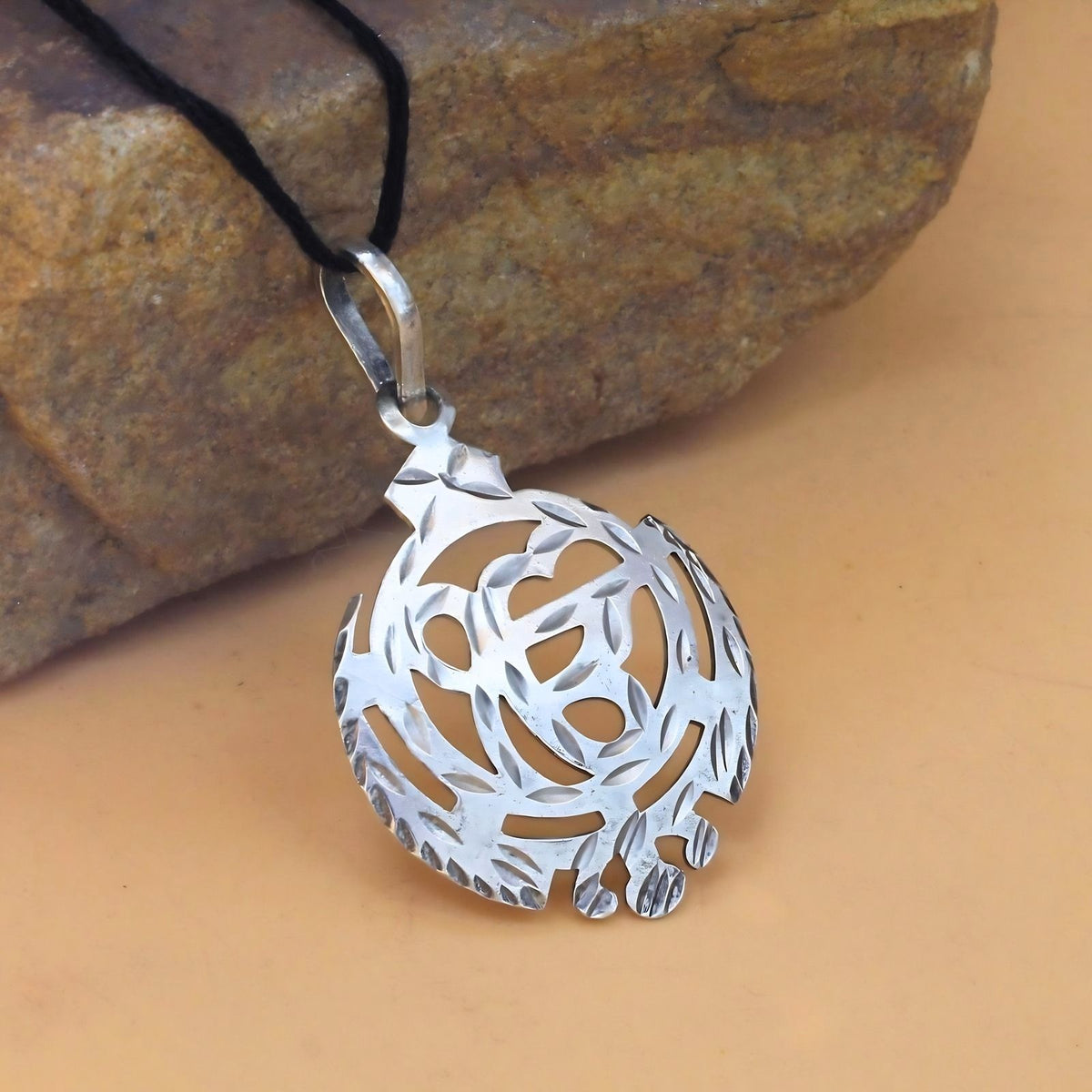 Authentic Sterling Silver Ek Onkar & Khanda Sahib Pendant
