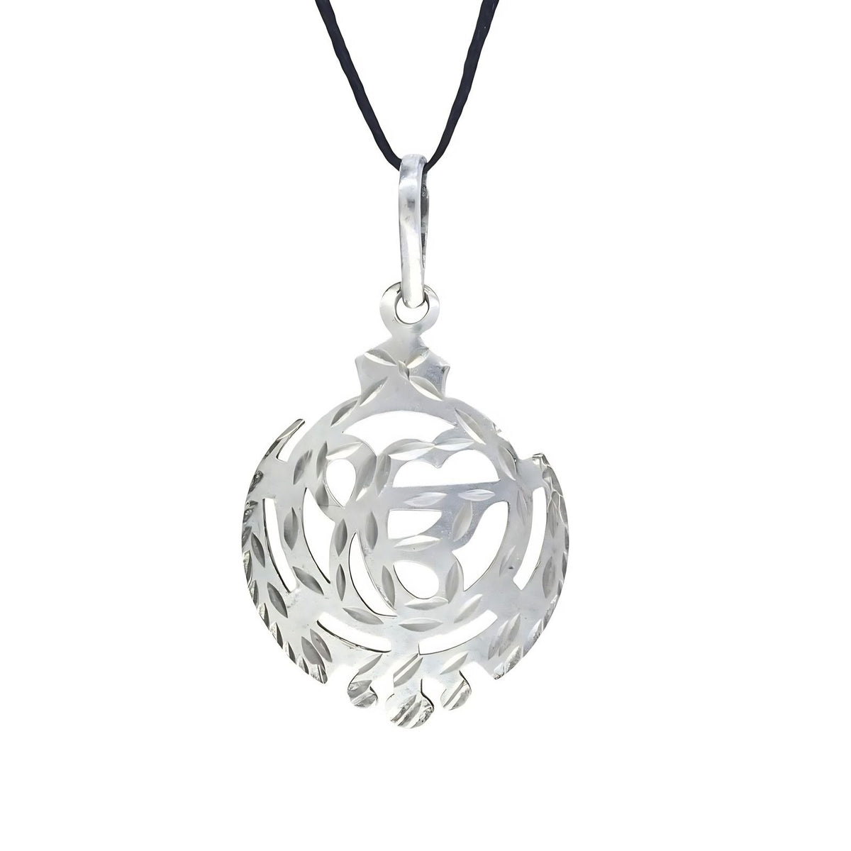 Authentic Sterling Silver Ek Onkar & Khanda Sahib Pendant