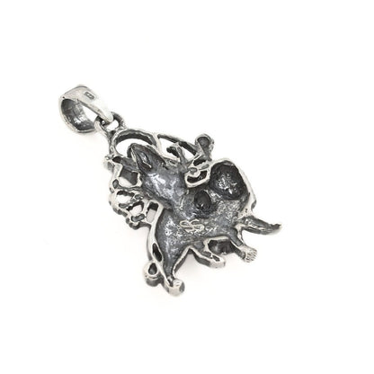 925 Sterling Silver Maa Bhawani Charm Pendant – Sacred Spiritual Protection Jewelry