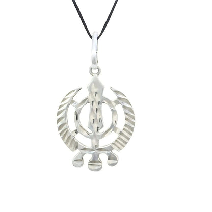 Real Silver Khanda Charm Pendant – Heritage Sikh Faith Jewelry