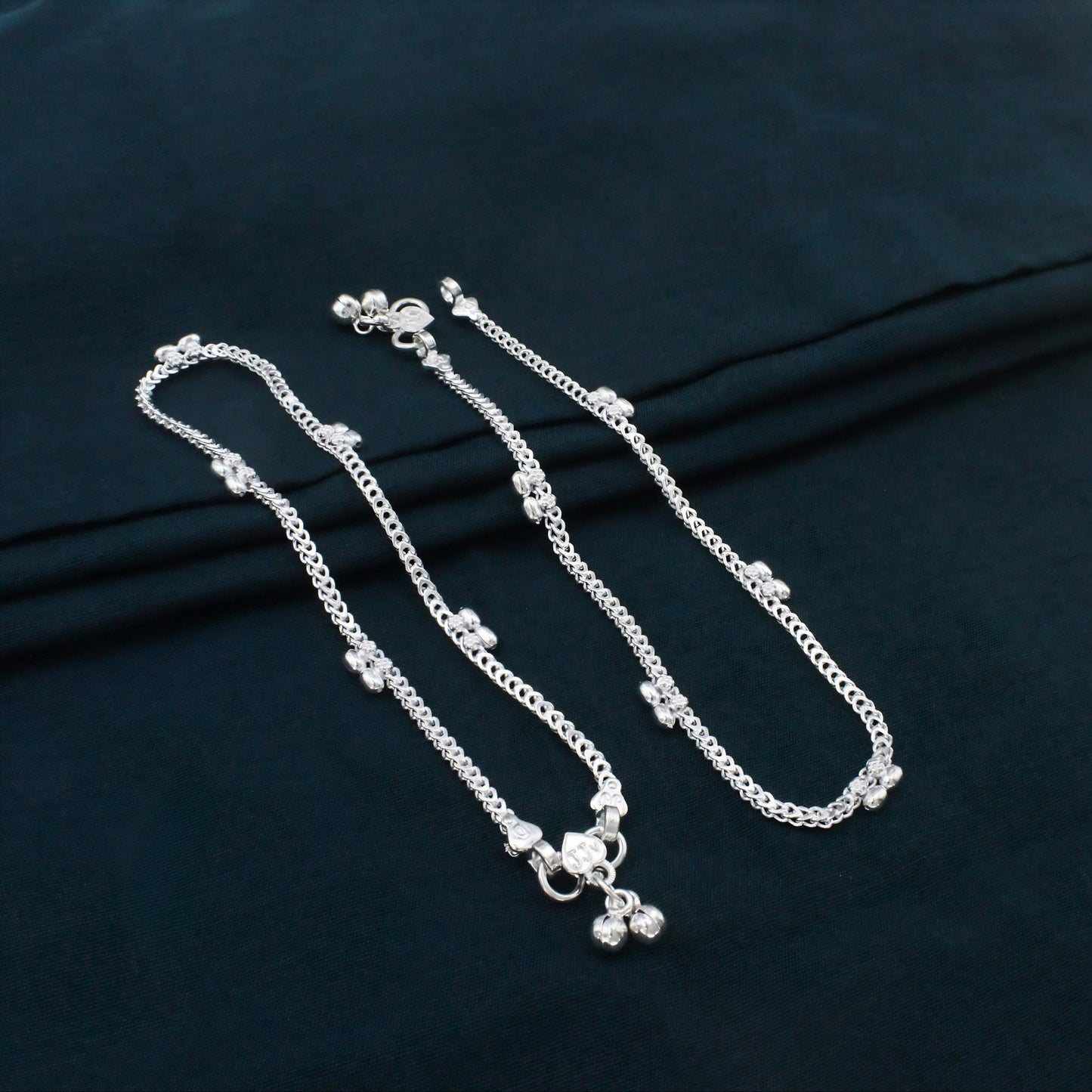 Real Silver Party Wear Anklet for Daily Wear
