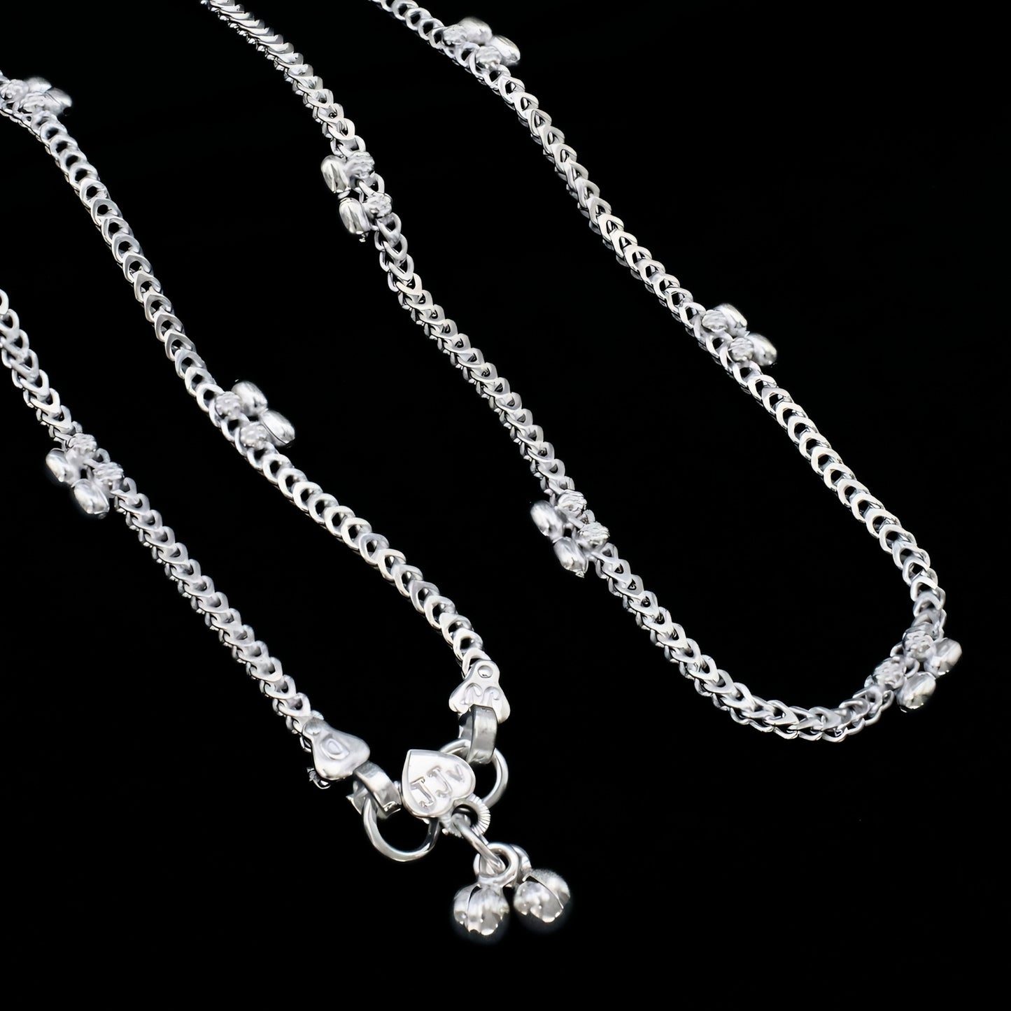 Real Silver Party Wear Anklet for Daily Wear