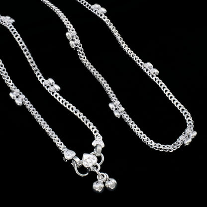 Real Silver Party Wear Anklet for Daily Wear