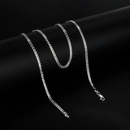 925 Sterling Silver women Stylish Neck chain 20"