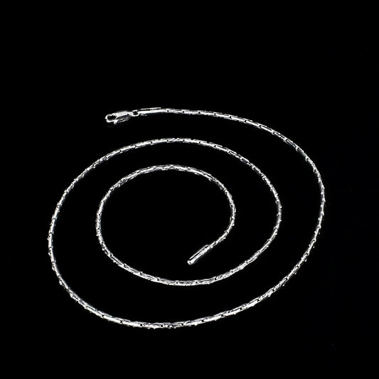 925 Sterling Silver women  unique Neck chain 20"
