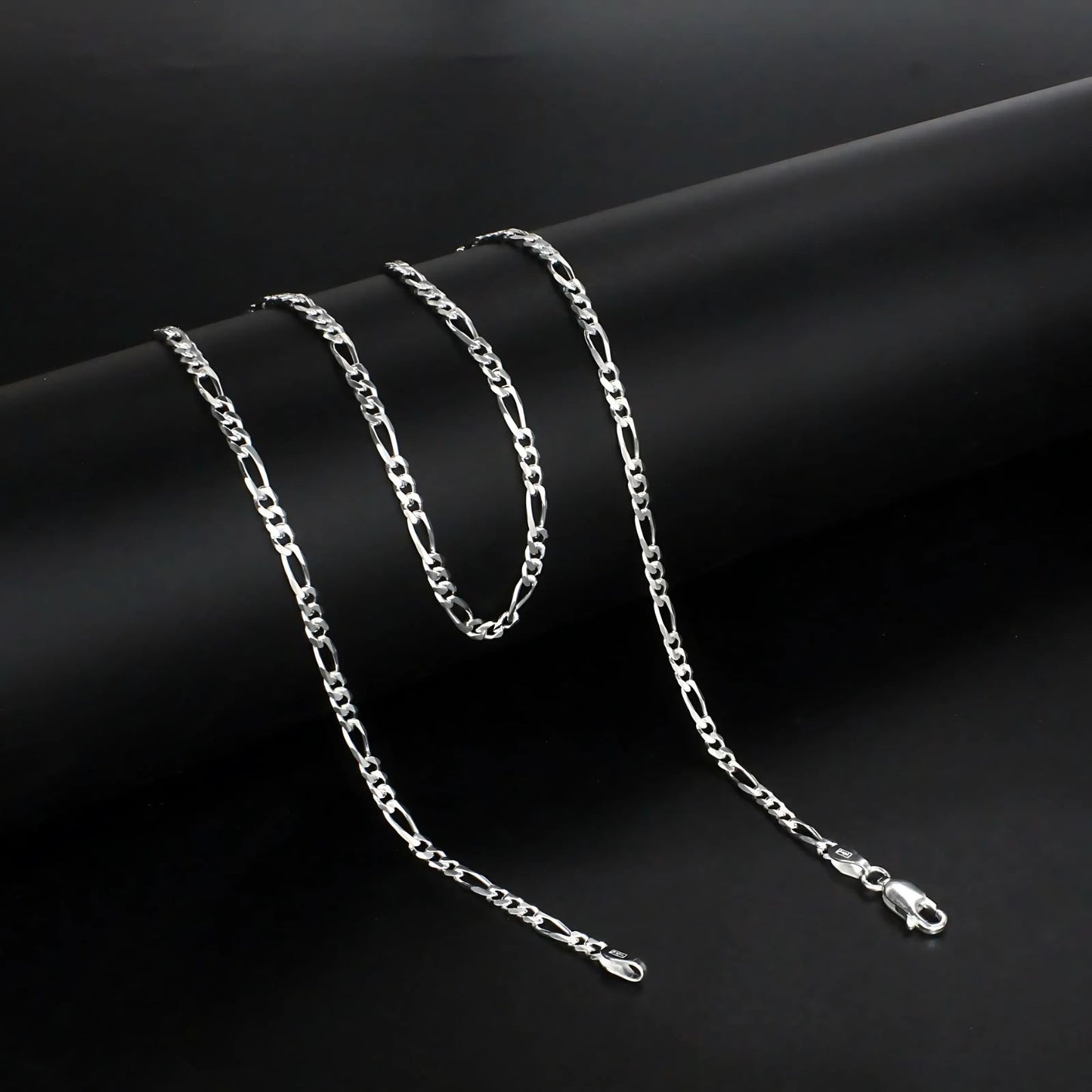 925 Sterling Silver divine figaro Neck chain 20"