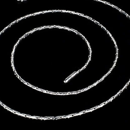 925 Sterling Silver women  unique Neck chain 20"