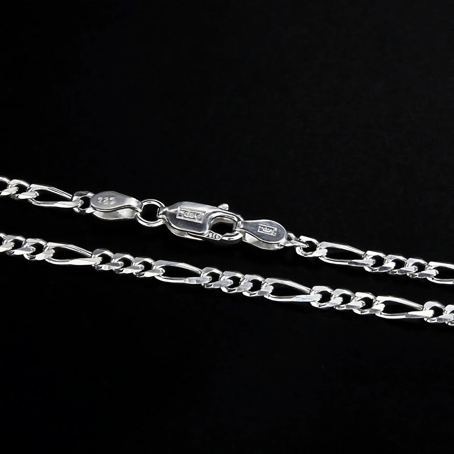 925 Sterling Silver divine figaro Neck chain 20"