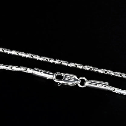 925 Sterling Silver women  unique Neck chain 20"