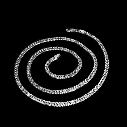 925 Sterling Silver Cuban Link Neck chain 20"