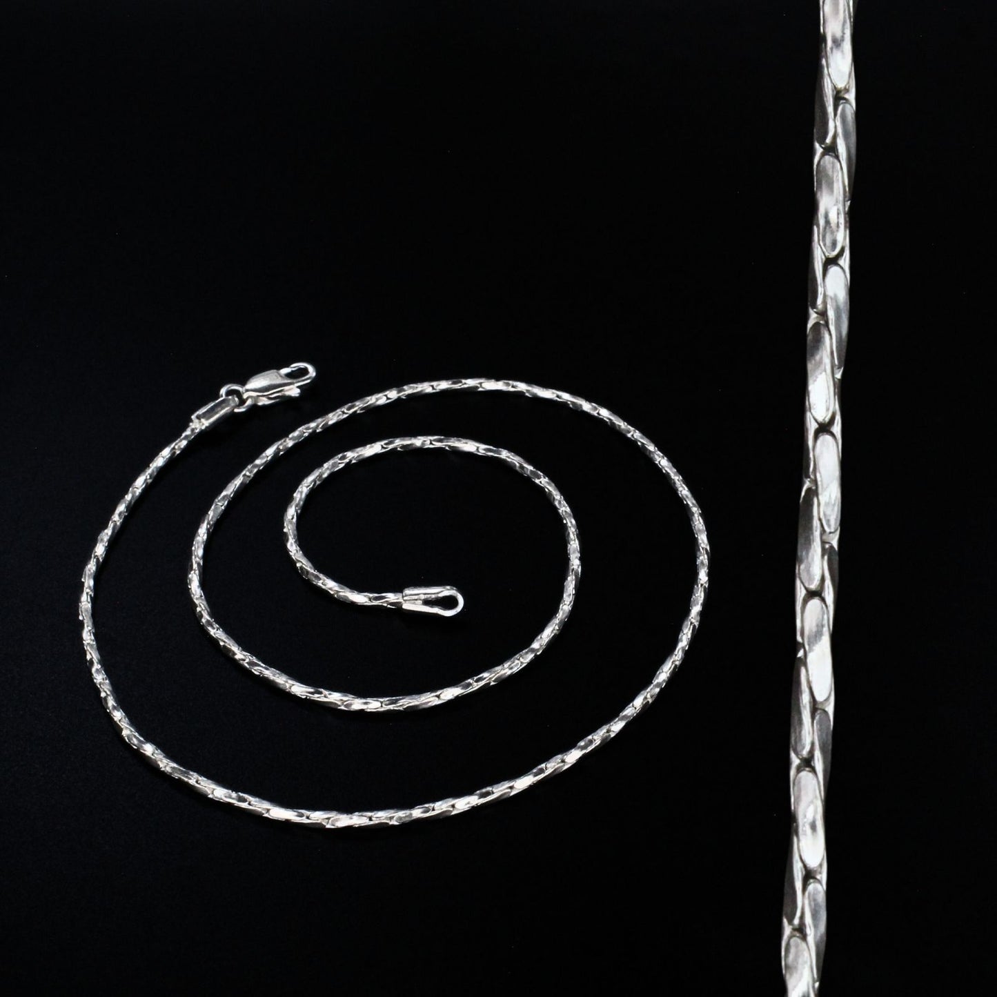 Real Silver Cardano Link Neck chain