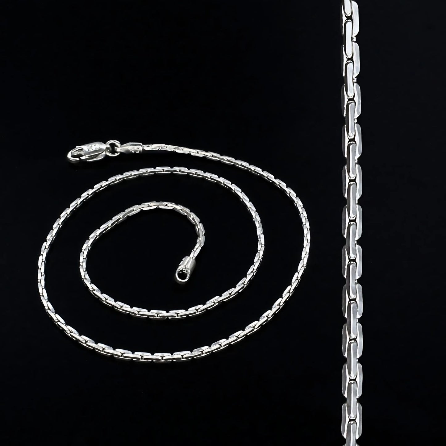 Real Silver Excellent women Neck chain 16"