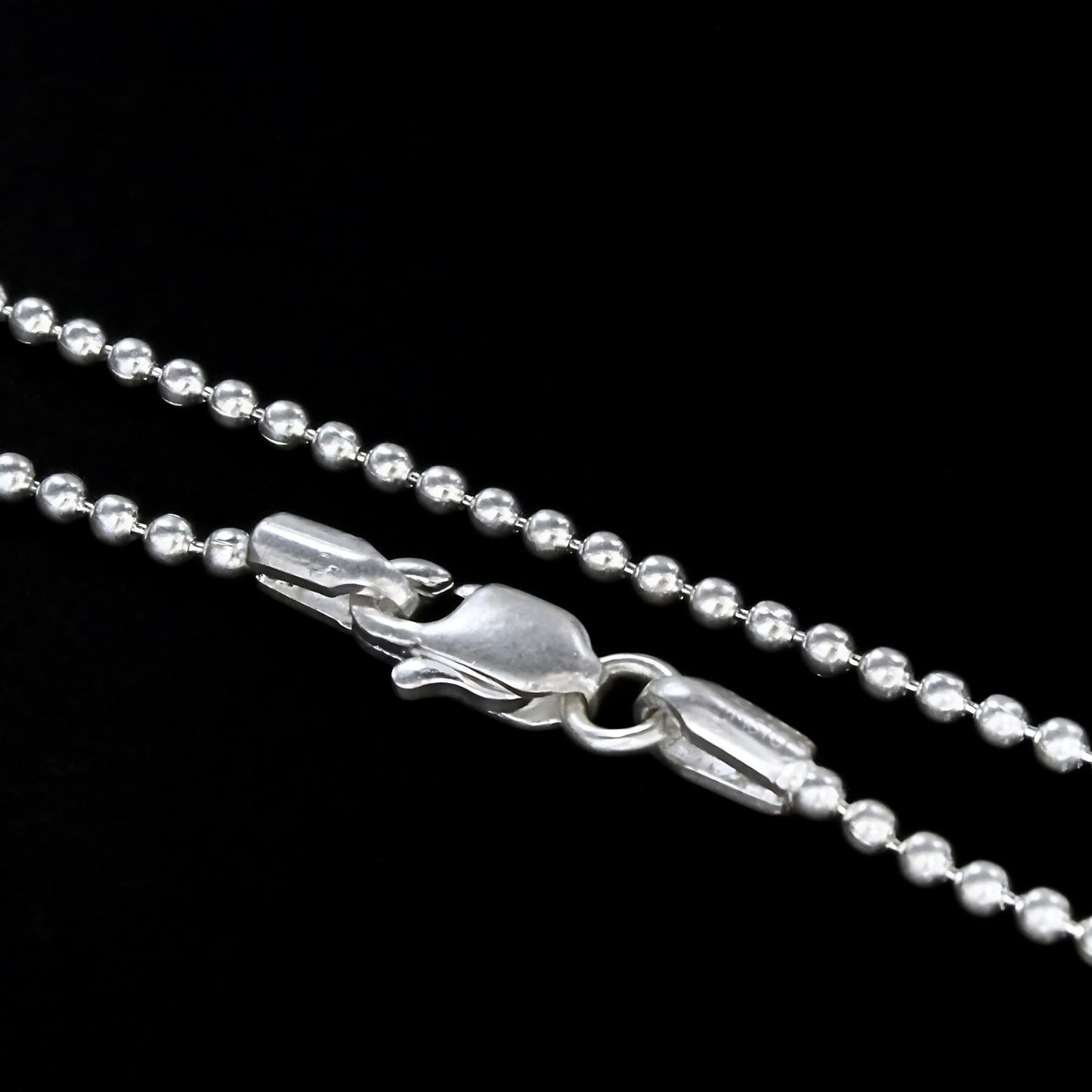 Real Silver Excellent gifting beaded Neck chain 16"