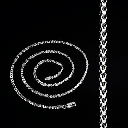 925 Sterling Silver women Stylish Neck chain 20"