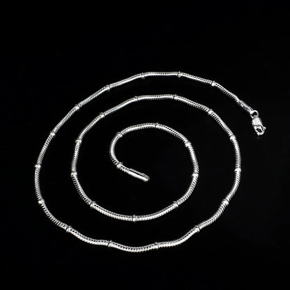925 Sterling Silver women divine Snake Neck chain 20"